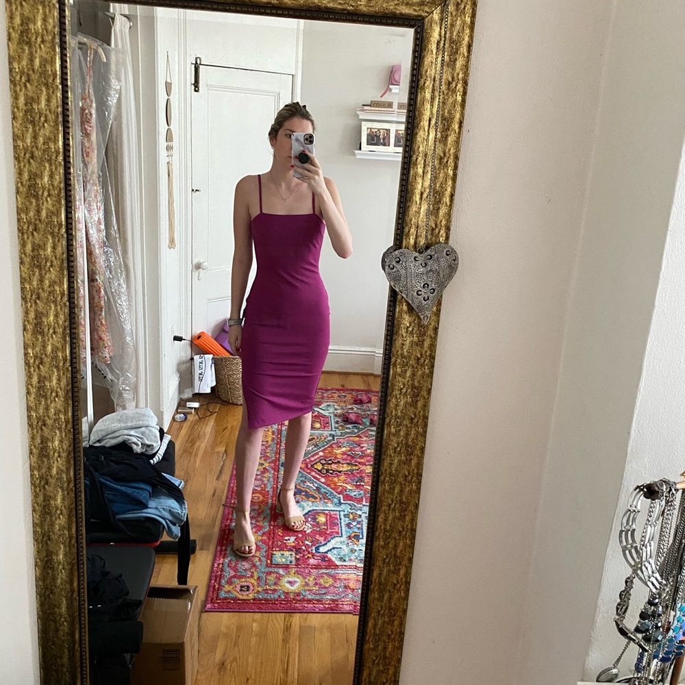 Lulus Purple Midi Dress